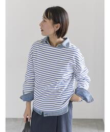 Te chichi | ショルダー釦ボーダーカットソー《2026 spring catalog item》(Tシャツ/カットソー)