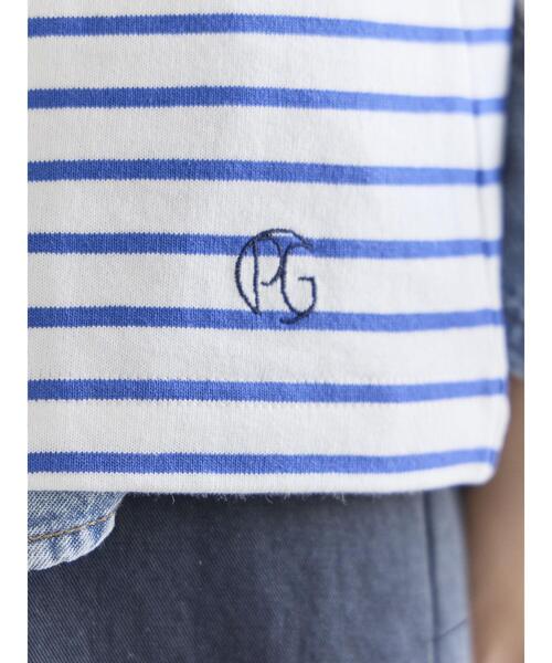 Te chichi(テチチ)の「ショルダー釦ボーダーカットソー《2026 spring catalog item》(Tシャツ/カットソー・レディース・ネイビー/ミント/ピンク/ブルー・F)」の12枚目の写真