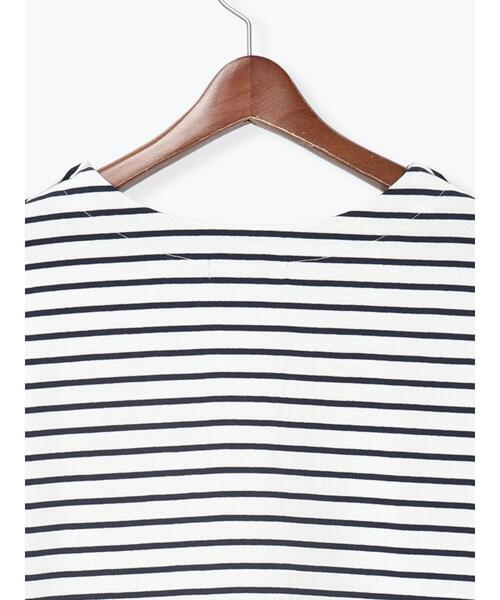 Te chichi(テチチ)の「ショルダー釦ボーダーカットソー《2026 spring catalog item》(Tシャツ/カットソー・レディース・ネイビー/ミント/ピンク/ブルー・F)」の6枚目の写真