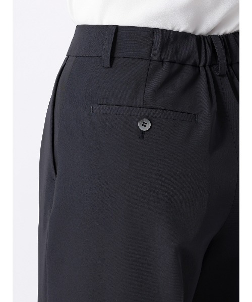 SUIT SQUARE（スーツスクエア）の「ワイドパンツ ウォッシャブル 2WAYストレッチ UVカット 消臭 ポリエステルツイル 無地（スラックス・レディース・ネイビー/ブラック・42(13号)/40(11号)/38(9号)/36(7号)）」の17枚目の写真
