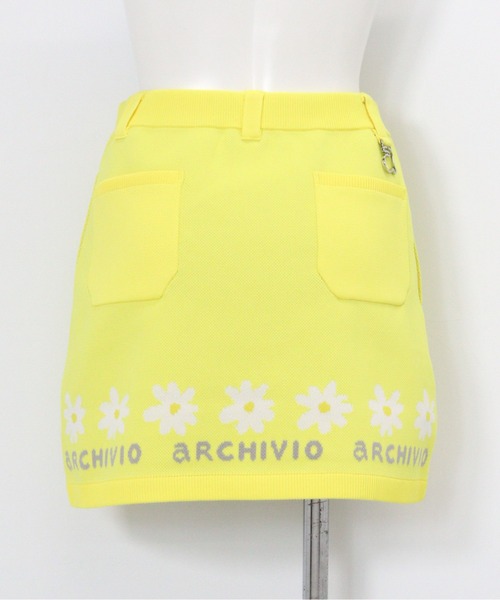 archivio(アルチビオ)の「<LADIES>マーガレットラインスカート(スカート・レディース・ネイビー/イエロー/ホワイト/グリーン・M/S)」の7枚目の写真