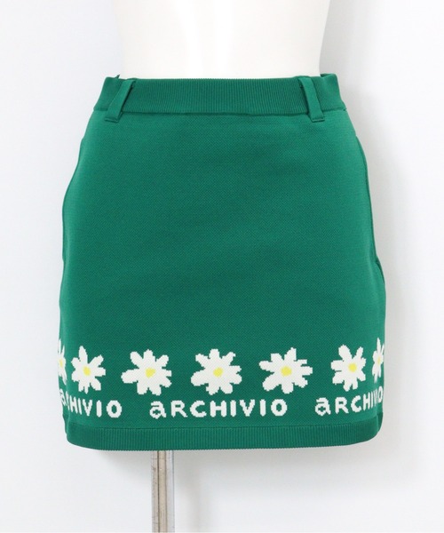 archivio(アルチビオ)の「<LADIES>マーガレットラインスカート(スカート・レディース・ネイビー/イエロー/ホワイト/グリーン・M/S)」の8枚目の写真