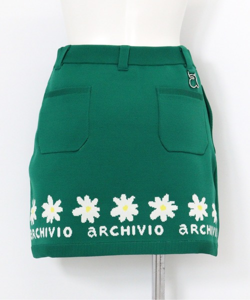 archivio(アルチビオ)の「<LADIES>マーガレットラインスカート(スカート・レディース・ネイビー/イエロー/ホワイト/グリーン・M/S)」の9枚目の写真