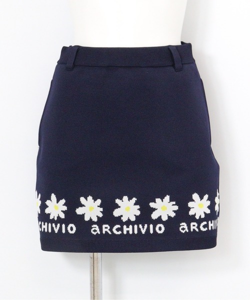 archivio(アルチビオ)の「<LADIES>マーガレットラインスカート(スカート・レディース・ネイビー/イエロー/ホワイト/グリーン・M/S)」の10枚目の写真