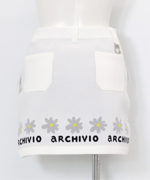 archivio(アルチビオ)の「<LADIES>マーガレットラインスカート(スカート・レディース・ネイビー/イエロー/ホワイト/グリーン・M/S)」の5枚目の写真