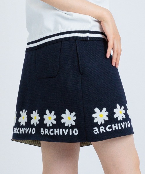 archivio(アルチビオ)の「<LADIES>マーガレットラインスカート(スカート・レディース・ネイビー/イエロー/ホワイト/グリーン・M/S)」の17枚目の写真