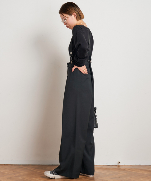 PROVOKE (プロヴォーク)の「【PROVOKE/プロヴォーク】2WAY boatneck pullover(ニット/セーター・レディース・ブラック/ベージュ・FREE)」の15枚目の写真