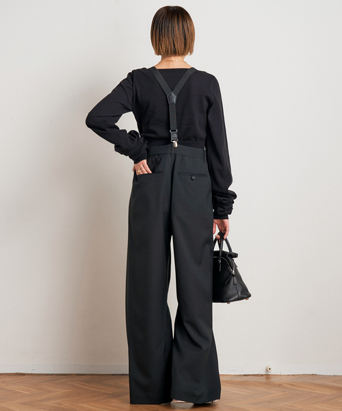 PROVOKE (プロヴォーク)の「【PROVOKE/プロヴォーク】2WAY boatneck pullover(ニット/セーター・レディース・ブラック/ベージュ・FREE)」の16枚目の写真