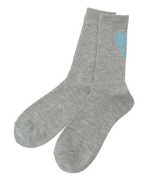 CONVERSE TOKYO（コンバーストウキョウ）の「HEART LOGO SOX（ソックス/靴下・レディース・ブラック/グレー/ホワイト・1/3）」の9枚目の写真