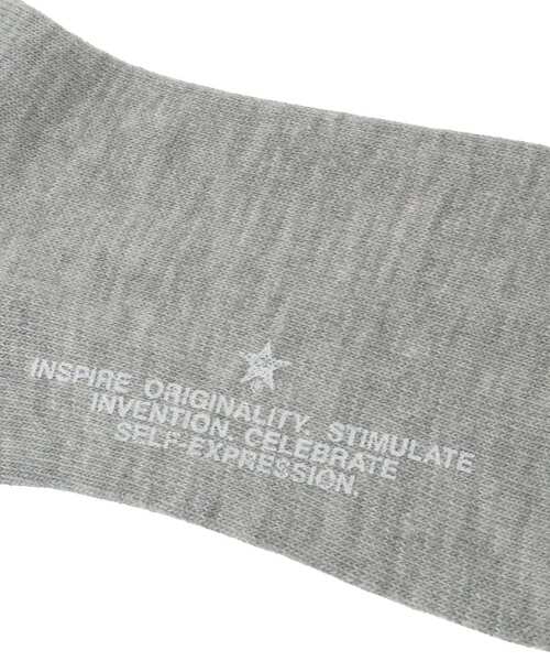 CONVERSE TOKYO（コンバーストウキョウ）の「HEART LOGO SOX（ソックス/靴下・レディース・ブラック/グレー/ホワイト・1/3）」の5枚目の写真