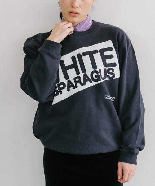 THEATRE PRODUCTS（シアタープロダクツ）の「ベジタブルスウェット"WHITE ASPARAGUS"（スウェット・レディース・ネイビー・FREE）」の6枚目の写真