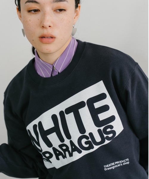 THEATRE PRODUCTS（シアタープロダクツ）の「ベジタブルスウェット"WHITE ASPARAGUS"（スウェット・レディース・ネイビー・FREE）」の2枚目の写真