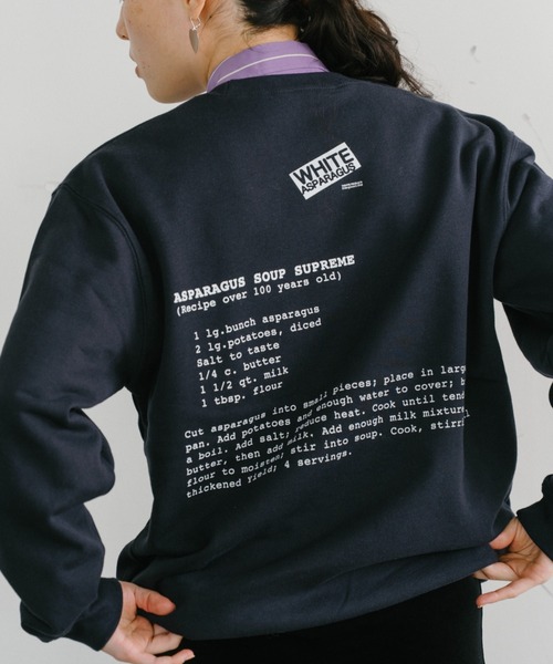 THEATRE PRODUCTS（シアタープロダクツ）の「ベジタブルスウェット"WHITE ASPARAGUS"（スウェット・レディース・ネイビー・FREE）」の8枚目の写真