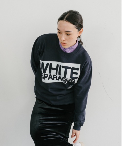 THEATRE PRODUCTS（シアタープロダクツ）の「ベジタブルスウェット"WHITE ASPARAGUS"（スウェット・レディース・ネイビー・FREE）」の3枚目の写真