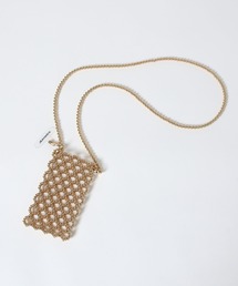 JEANASIS（ジーナシス）の「ビーズスマホケースショルダー/633110（スマホグッズ）」