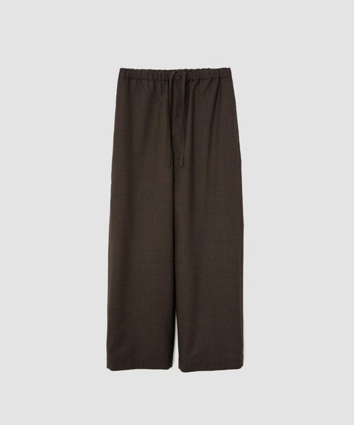 JOHN MASON SMITH(ジョンメイソンスミス)の「JOHN MASON SMITH WASHABLE WOOL TROPICAL EASY PANTS (26SPT-#204S)(その他パンツ・メンズ・ブラウン/チャコールグレー・SMALL/MEDIUM/LARGE)」の2枚目の写真