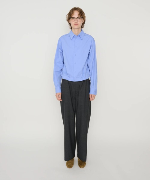 JOHN MASON SMITH(ジョンメイソンスミス)の「JOHN MASON SMITH WASHABLE WOOL TROPICAL EASY PANTS (26SPT-#204S)(その他パンツ・メンズ・ブラウン/チャコールグレー・SMALL/MEDIUM/LARGE)」の10枚目の写真