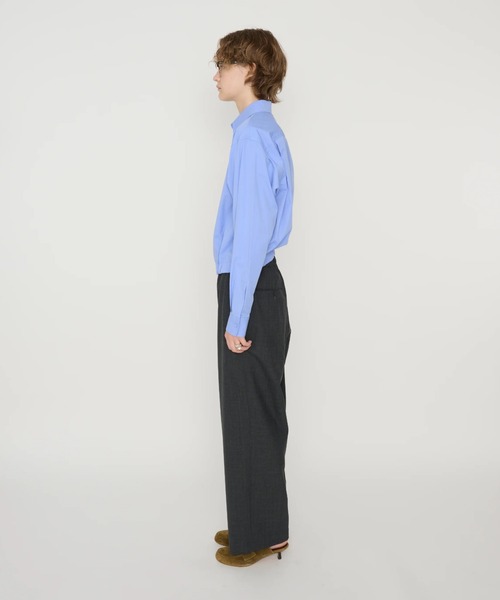 JOHN MASON SMITH(ジョンメイソンスミス)の「JOHN MASON SMITH WASHABLE WOOL TROPICAL EASY PANTS (26SPT-#204S)(その他パンツ・メンズ・ブラウン/チャコールグレー・SMALL/MEDIUM/LARGE)」の9枚目の写真