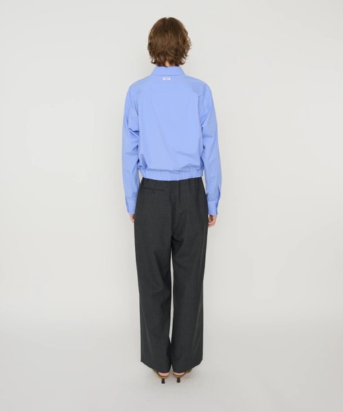 JOHN MASON SMITH(ジョンメイソンスミス)の「JOHN MASON SMITH WASHABLE WOOL TROPICAL EASY PANTS (26SPT-#204S)(その他パンツ・メンズ・ブラウン/チャコールグレー・SMALL/MEDIUM/LARGE)」の8枚目の写真