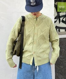 CIAOPANIC TYPY | 【UNISEX】ダイヤメッシュクルーネックカーディガン(カーディガン/ボレロ)