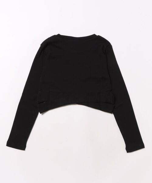 ANAP kids（アナップキッズ）の「クロスデザイントップス（Tシャツ/カットソー・キッズ・ラベンダー/ホワイト/ブラック・130/120/110）」の6枚目の写真