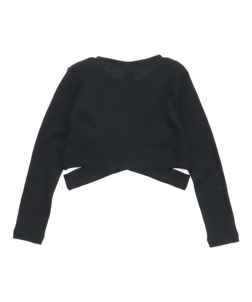 ANAP kids（アナップキッズ）の「クロスデザイントップス（Tシャツ/カットソー・キッズ・ラベンダー/ホワイト/ブラック・130/120/110）」の9枚目の写真