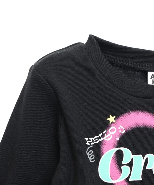 ANAP kids（アナップキッズ）の「クロスデザイントップス（Tシャツ/カットソー・キッズ・ラベンダー/ホワイト/ブラック・130/120/110）」の12枚目の写真