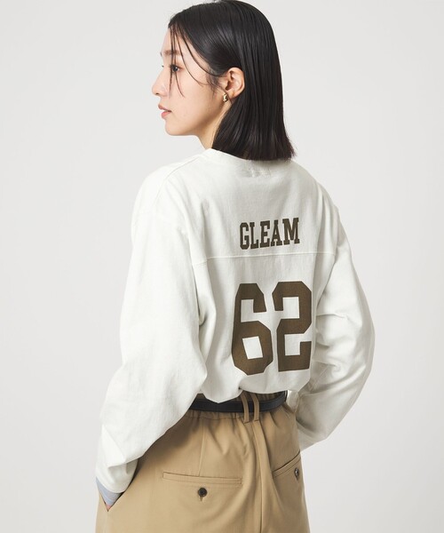 green label relaxing（グリーンレーベルリラクシング）の「【WEB限定】＜at ease＞ナンバー プリント TEE（Tシャツ/カットソー・レディース・ダークブラウン/ホワイト/ネイビー・FREE）」の11枚目の写真