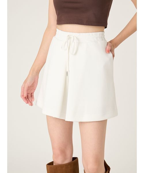 FRAY I.D（フレイアイディー）の「センタータックボックスショートパンツ（その他パンツ・レディース・グレー/ホワイト/ピンク・F）」の7枚目の写真