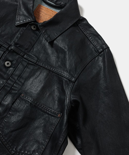 BIOTOP（ビオトープ）の「MEN【Levi's(R) | BIOTOP】 Exclusive 26SS  TYPE 1 TRUCKER BLACK COATING（デニムジャケット・メンズ・ブラック・X-SMALL/S/M/L/XL）」の18枚目の写真