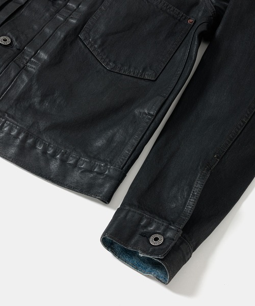 BIOTOP（ビオトープ）の「MEN【Levi's(R) | BIOTOP】 Exclusive 26SS  TYPE 1 TRUCKER BLACK COATING（デニムジャケット・メンズ・ブラック・X-SMALL/S/M/L/XL）」の19枚目の写真