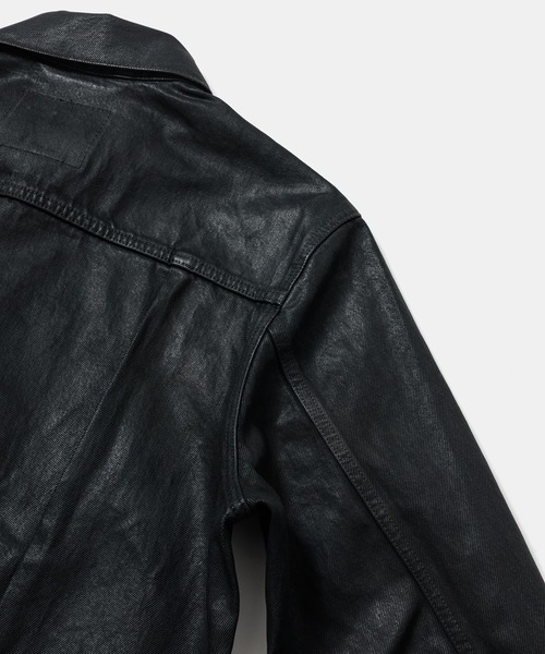 BIOTOP（ビオトープ）の「MEN【Levi's(R) | BIOTOP】 Exclusive 26SS  TYPE 1 TRUCKER BLACK COATING（デニムジャケット・メンズ・ブラック・X-SMALL/S/M/L/XL）」の21枚目の写真