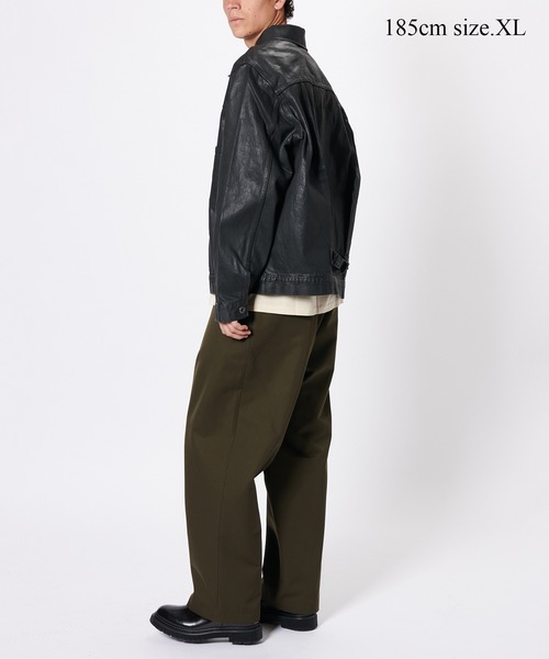 BIOTOP（ビオトープ）の「MEN【Levi's(R) | BIOTOP】 Exclusive 26SS  TYPE 1 TRUCKER BLACK COATING（デニムジャケット・メンズ・ブラック・X-SMALL/S/M/L/XL）」の5枚目の写真