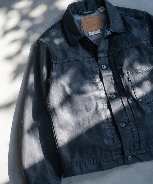 BIOTOP（ビオトープ）の「MEN【Levi's(R) | BIOTOP】 Exclusive 26SS  TYPE 1 TRUCKER BLACK COATING（デニムジャケット・メンズ・ブラック・X-SMALL/S/M/L/XL）」の11枚目の写真