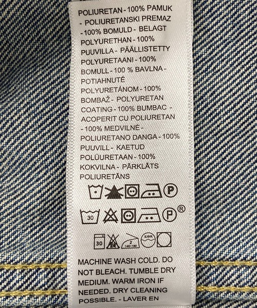 BIOTOP（ビオトープ）の「MEN【Levi's(R) | BIOTOP】 Exclusive 26SS  TYPE 1 TRUCKER BLACK COATING（デニムジャケット・メンズ・ブラック・X-SMALL/S/M/L/XL）」の13枚目の写真