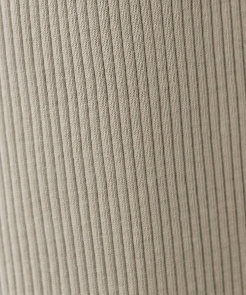 aity（アイティ）の「M-4L スリット入りリブパンツ（その他パンツ・レディース・ブラック/キャメル/グレイッシュベージュ・4L/3L/LL/L/M）」の5枚目の写真