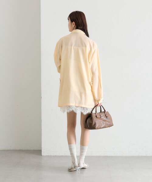 mystic(ミスティック)の「ポケットビジューカバーオール(カバーオール・レディース・ブラック/ベージュ/オフホワイト・FREE)」の6枚目の写真