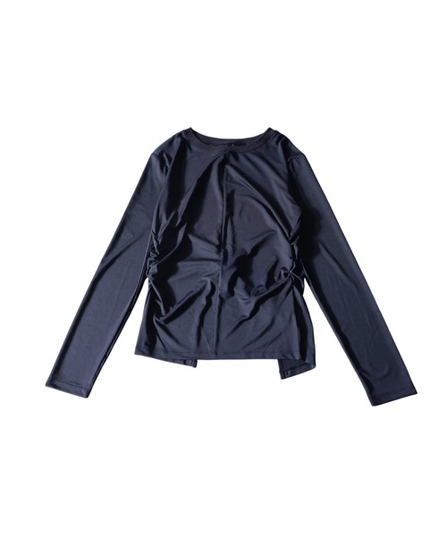 antiqua（アンティカ）の「ツイスト トップス（Tシャツ/カットソー・レディース・ピンク/ホワイト/ネイビー・2/1）」の14枚目の写真