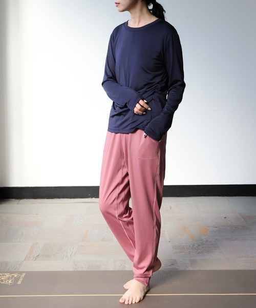 antiqua（アンティカ）の「ツイスト トップス（Tシャツ/カットソー・レディース・ピンク/ホワイト/ネイビー・2/1）」の8枚目の写真