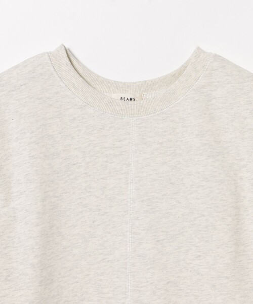 BEAMS HEART（ビームスハート）の「【6/18値下げ】後ろジップ 裏毛 プルオーバー（Tシャツ/カットソー・レディース・ホワイト系その他5/ブラック/グリーン・FREE）」の4枚目の写真