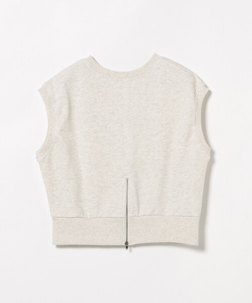 BEAMS HEART（ビームスハート）の「【6/18値下げ】後ろジップ 裏毛 プルオーバー（Tシャツ/カットソー・レディース・ホワイト系その他5/ブラック/グリーン・FREE）」の7枚目の写真