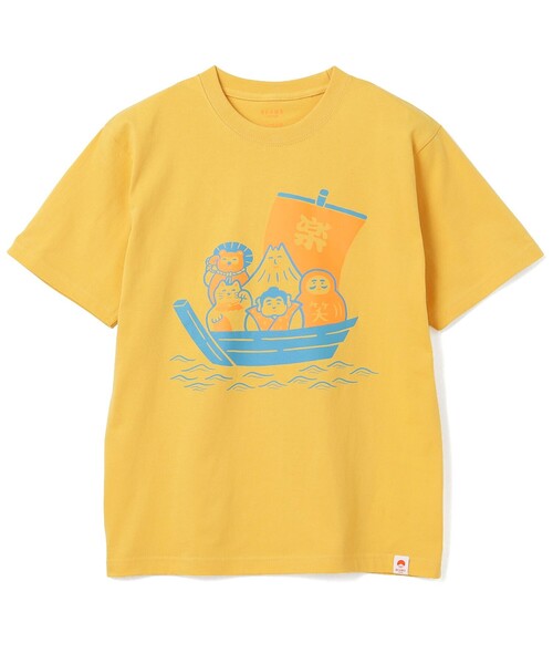 BEAMS JAPAN(ビームス ジャパン)の「【別注】ニューレトロ / 縁起物 Tシャツ(Tシャツ/カットソー・レディース・ゴールド/ホワイト・SMALL/X-LARGE/MEDIUM/LARGE)」の20枚目の写真