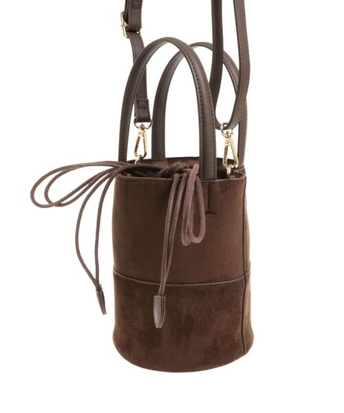 LAGUNAMOON(ラグナムーン)の「【VELETTO】フェイクスウェードバッグ(ハンドバッグ・レディース・ブラウン/キャメル・FREE)」の16枚目の写真