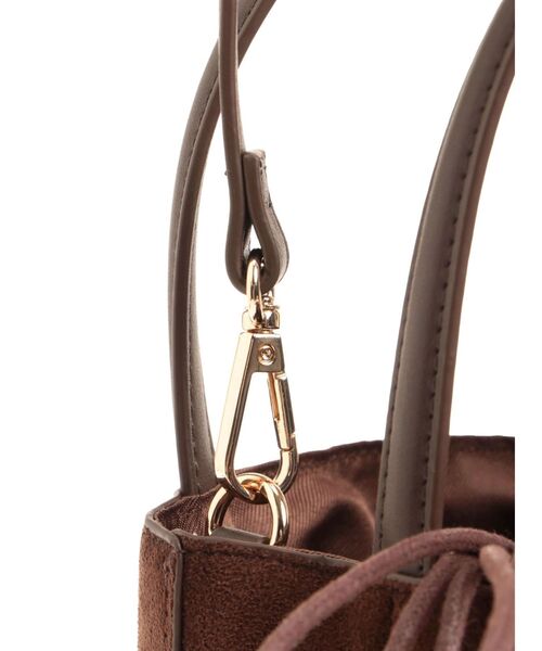 LAGUNAMOON(ラグナムーン)の「【VELETTO】フェイクスウェードバッグ(ハンドバッグ・レディース・ブラウン/キャメル・FREE)」の18枚目の写真