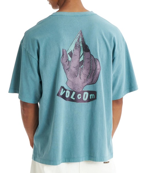 VOLCOM（ボルコム）の「VOLCOM/ボルコム メンズ 半袖 Tシャツ VST261009（Tシャツ/カットソー・メンズ・ブラック/グレイッシュブルー/オフホワイト・L/M）」の9枚目の写真