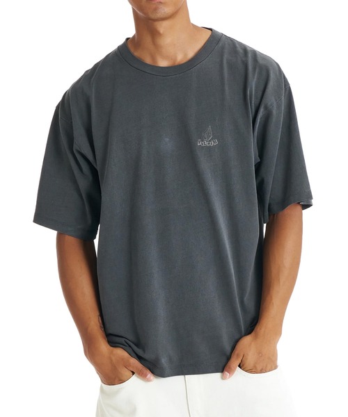 VOLCOM（ボルコム）の「VOLCOM/ボルコム メンズ 半袖 Tシャツ VST261009（Tシャツ/カットソー・メンズ・ブラック/グレイッシュブルー/オフホワイト・L/M）」の6枚目の写真