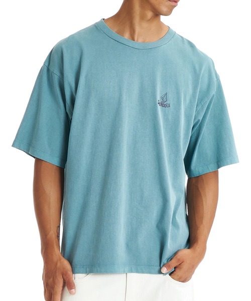 VOLCOM（ボルコム）の「VOLCOM/ボルコム メンズ 半袖 Tシャツ VST261009（Tシャツ/カットソー・メンズ・ブラック/グレイッシュブルー/オフホワイト・L/M）」の8枚目の写真