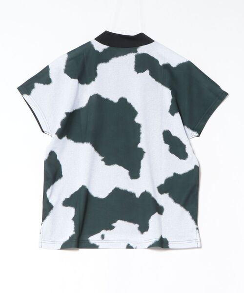Loudmouth(ラウドマウス)の「LOUDMOUTH/ラウドマウス ゴルフウェア 吸汗速乾 UV 接触冷感 ストレッチ 柄 無地モックネックシャツ(シャツ/ブラウス・レディース・オレンジ/ライトイエロー/ブラック/ホワイト・S/LL/M/L)」の19枚目の写真