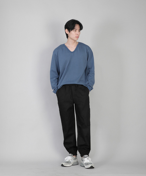 SAINTCREW(セントクルー)の「無地Vネックスウェットシャツ RVS-874 エジプシャンブルー(スウェット・メンズ・その他・MEDIUM/LARGE/X-LARGE/XXX-LARGE/XXXX-LARGE/SMALL/XX-LARGE)」の11枚目の写真
