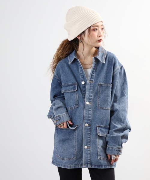 BENCH(ベンチ)の「Bench DENIM JKT デニムトラッカージャケットミディアムインディゴ(デニムジャケット・メンズ・ライトインディゴブルー/ブラック・XL/L/M)」の20枚目の写真